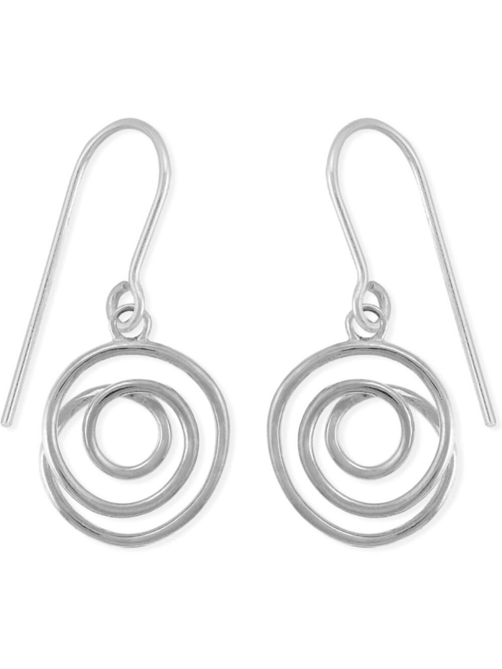Spiral Dangle Earrings - Elegant Statement Jewelry for Any Occasion